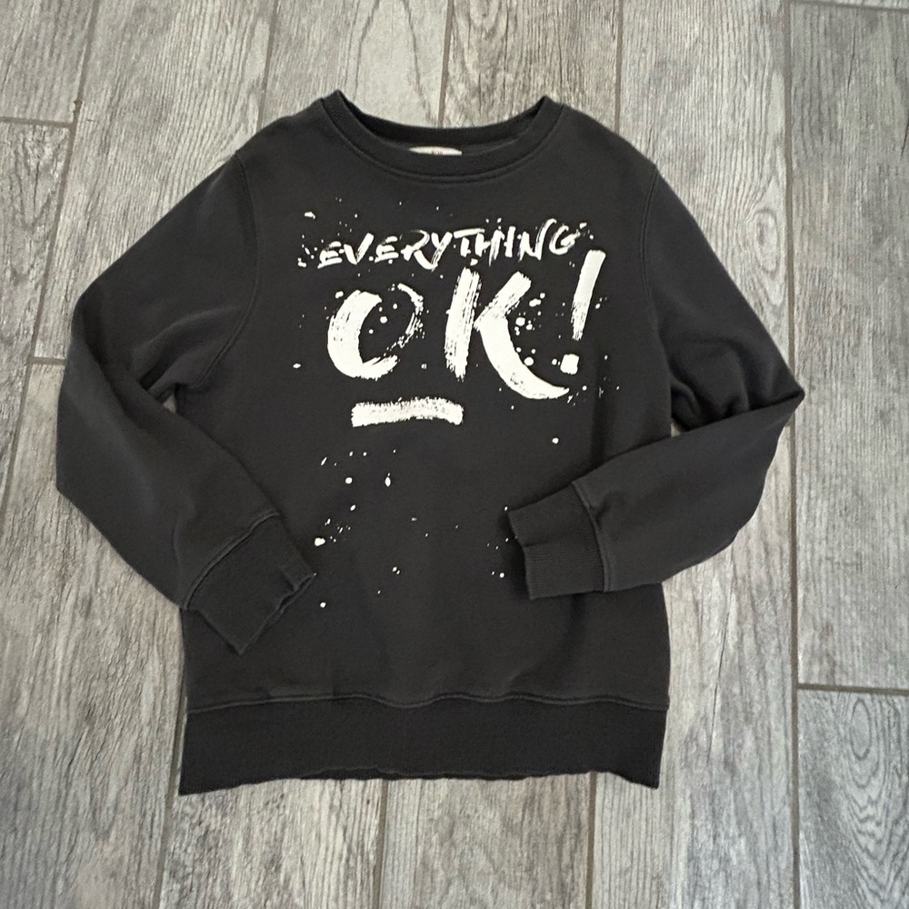 Zara Boys Grey Crewneck Sweatshirt
